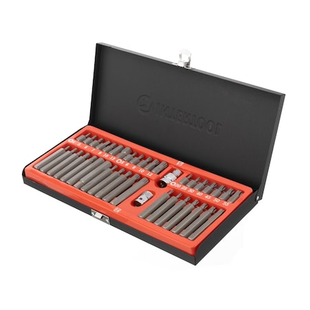 Intertool 3/8 in., 1/2 in. Bit Socket Set, 40 pcs ET08-8040